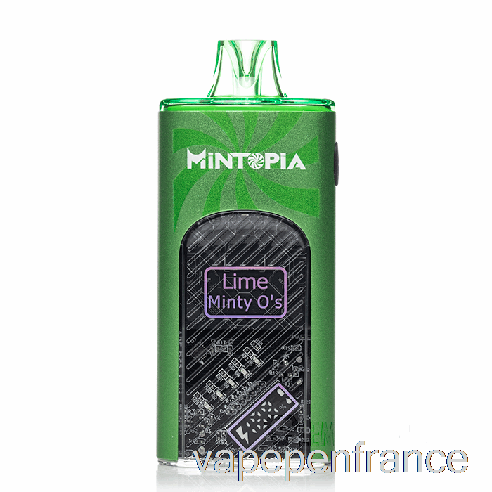 Mintopia Turbo 9000 Stylo Jetable Citron Vert Menthe Os Vape